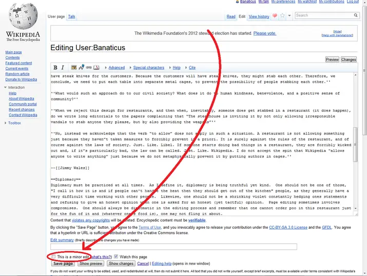 Whether you're an expert when it comes to history, grammar, or obscure murder cases, you (yes, you!) can become a Wikipedia editor â and it doesn't even require registration. Anyone can start, and you'll be helping Wikipedia continue to be the endless wealth of information (and BONKERS STORIES) that it is. To get started, take a look at Wikipedia's Help:Editing page. It tells you how to make edits, what kind of tone to use, how to add references, and more. Peruse some Wikipedia pages you find fascinating, and when you find changes to make or have an interesting addition, you can get going and submit edit requests.For more info, check out Wikipedia's guide on editing for the first time.